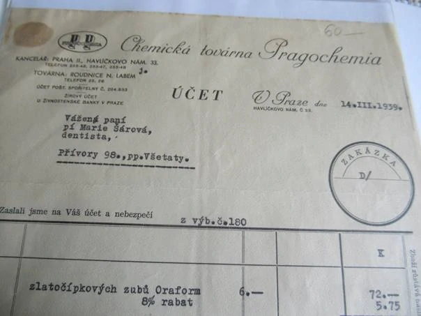 Praha - Pragochemia - Chemická továrna - 1939