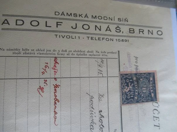 Brno - Adolf Jonáš - Dámská modní síň - 1935