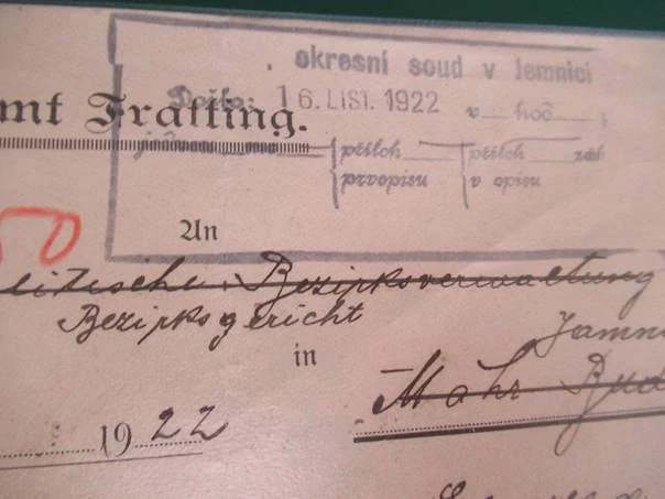 Moravské Budějovice - Městský úřad - 1922