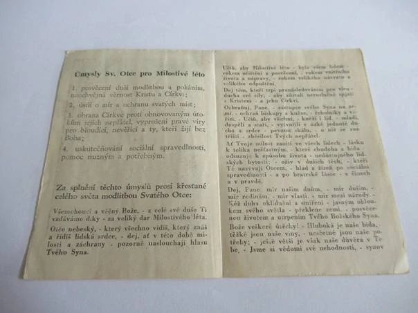 Sv. Otec, Milostivé léto 1950