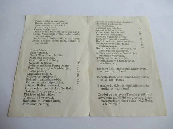 Litanie k svaté Terezii Ježíškově