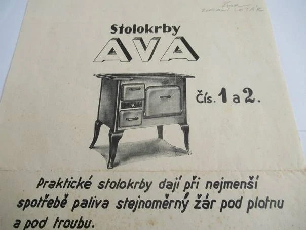 Plzeň - Hofmann - Stolokrby AVA - Reklamní leták