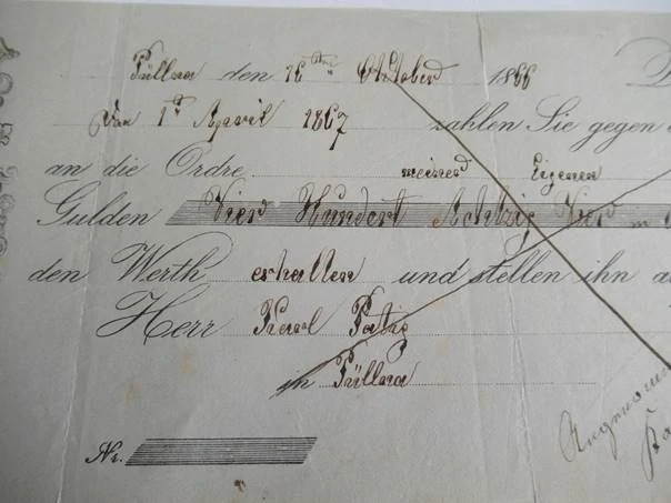 Směnka 1866
