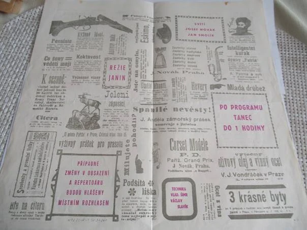 Praha - Staropražský Kabaret, Program - 1965