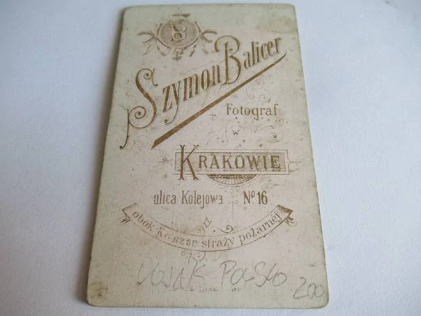 Polsko - Fotograf  W. Krakowie - Voják  - cca 10,5 x 6,5 cm