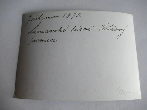 Jáchymov - 1970 - cca 12,5 x 9 cm