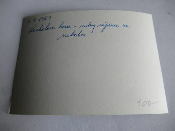 Koukolova hora - 1969 - cca 12,5 x 9 cm