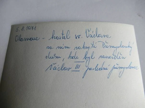 Olomouc - 1971 - cca 12,5 x 9 cm