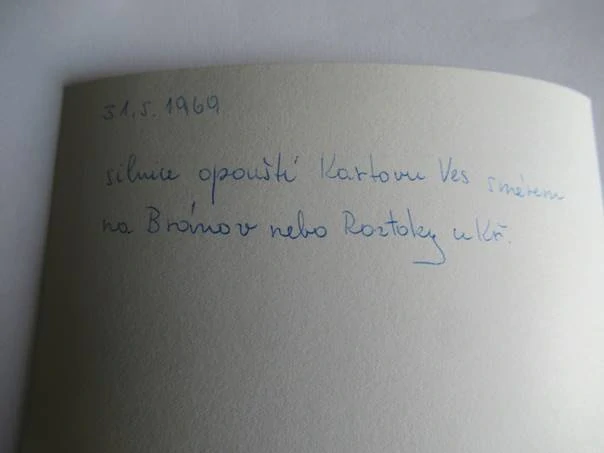 Karlova Ves - 1969 - - cca 12,5 x 9 cm