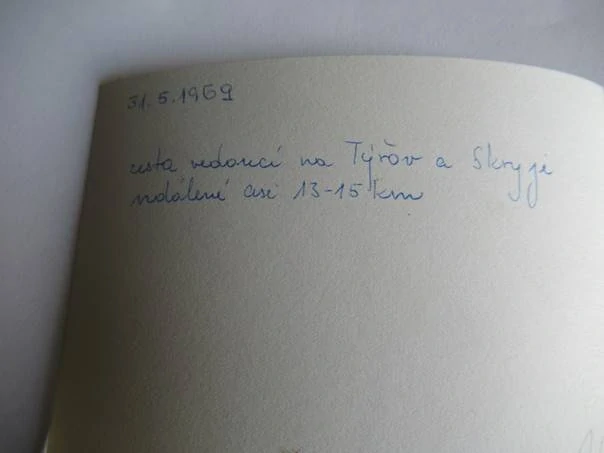 Týřov - 1969 - cca 12,5 x 9 cm
