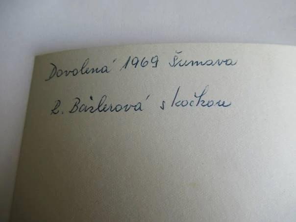 Šumava - 1969 - cca 12,5 x 9 cm