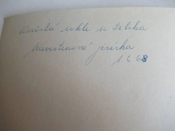 Rokle u Srbska - 1968 - cca 13,5 x 9 cm