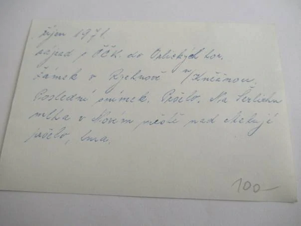 Rychnov nad Kněžnou - 1971 - cca 13 x 9 cm