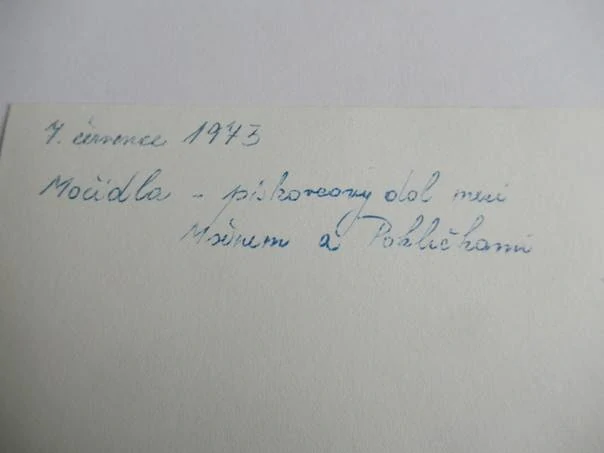 Močidla - 1973 - cca 12,5 x 9 cm