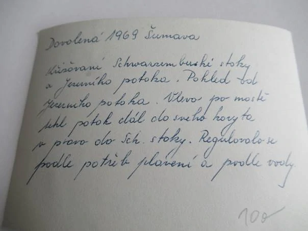 Šumava - 1969 - cca 12,5 x 9 cm