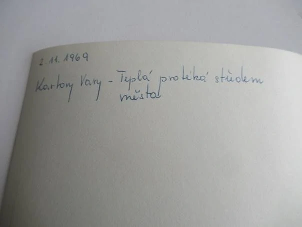 Karlovy Vary - 1969 - cca 12,5 x 9 cm