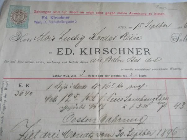 Vídeň - Ed. Kirschner - 1896