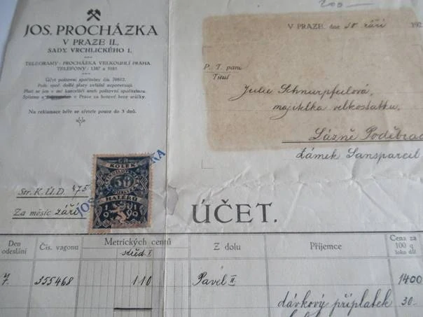 Praha - Jos. Procházka - 1922