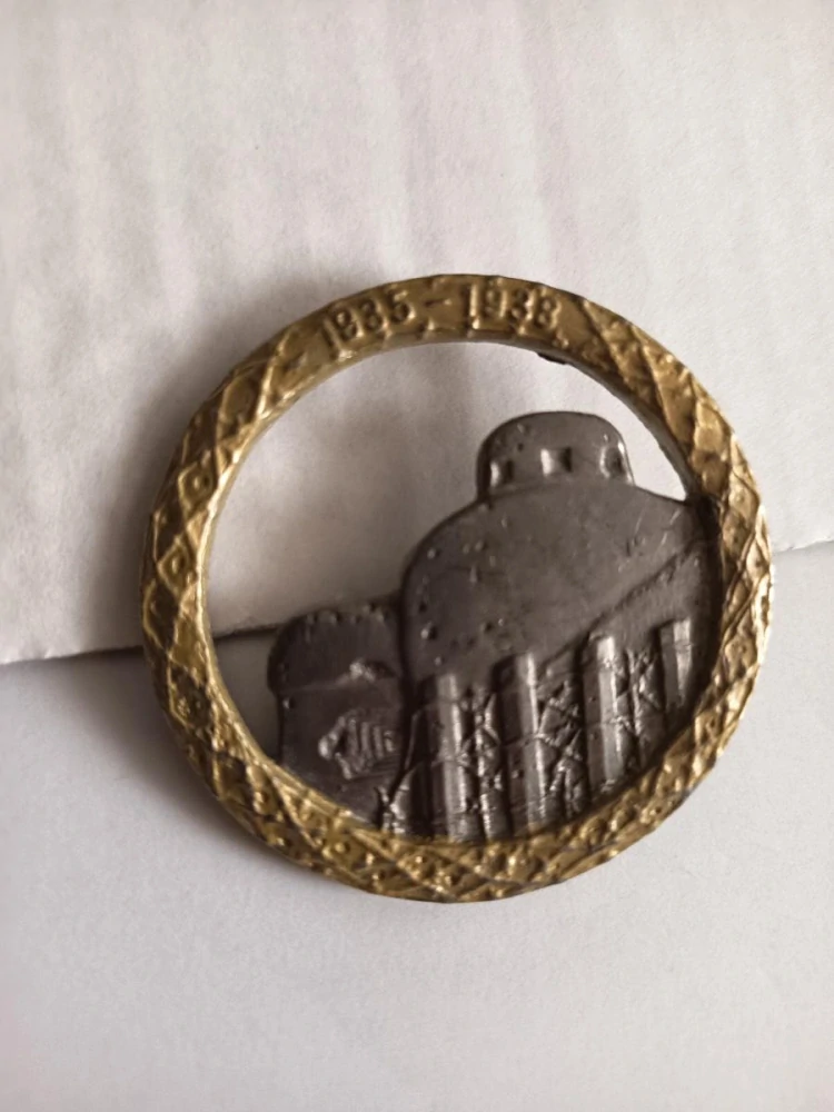 Velký odznak budování československého opevnění 1935–1938 bunkr ŘOP