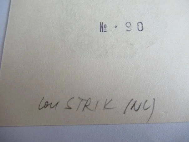 Originální signované exlibris 8,5 x 10 cm – ExEroTica GJR – Lou Strik