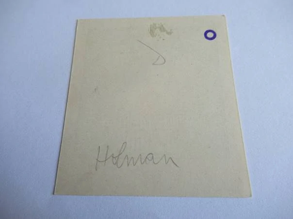 Signované secesní exlibris Bibliotheca Strahov, 7 × 6,5 cm – Miloslav Holman