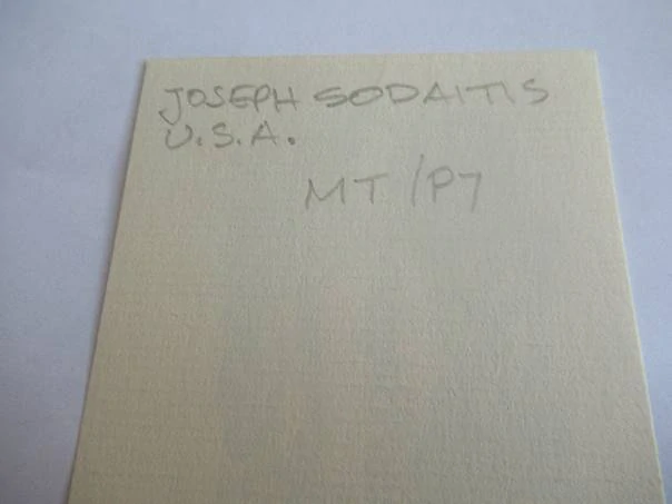 Exlibris – pro Dr. Pranas Bagdas – Joseph Sodaitis – (1976), P7 (ofset), motiv se dvěma antickými ženami – 10,5 x 7,5 cm