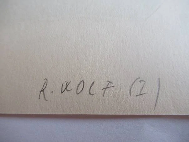 Exlibris – Fons Felicitatis – Reinhard Wolf – (1970), X3 (linoryt), erotický akt ženy – 15 x 10,5 cm