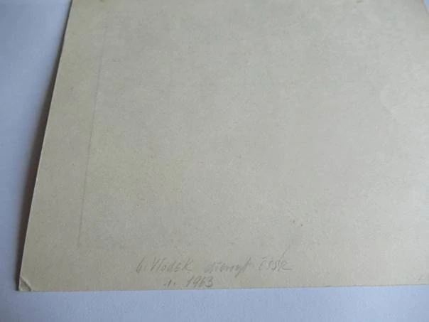 Exlibris – Jindřich Vesdek – Ladislav Vlodek – Figurální kompozice s akty – 18×15 cm – dřevoryt