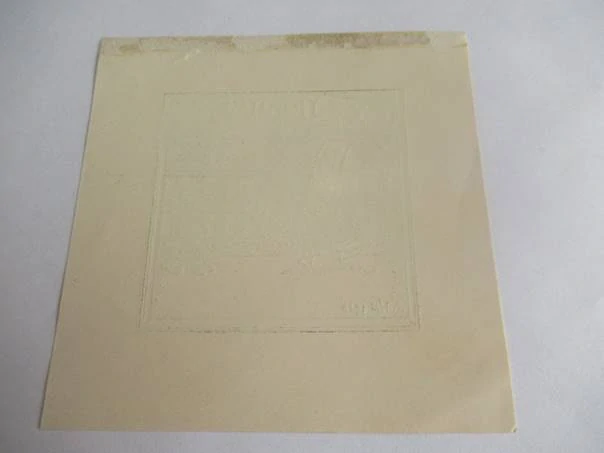 Exlibris – Ferdinanda Hejny – Václav Rytíř – motiv: Kráčející kalamář s perem a knihovna – 11×11 cm – barevná zinkografie