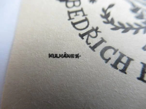 Exlibris – Bedřich Beneš Buchlovan – K. J. Kulhánek – motiv: Pohled z otevřeného okna na kostel v Buchlovicích – 10,5×6,5 cm – zinkografie (zk) – 1928