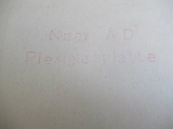 Exlibris – Dr. Stanisław Aulich – Árpád Dániel Nagy – Antický výjev s taseným mečem – 14×10,5 cm