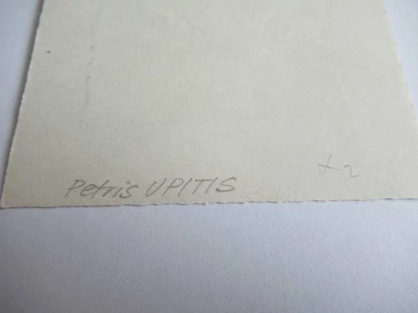 Exlibris – Antoni Brosz – Pēteris Upītis – Lotyšsko / Polsko, 1962 – původní dřevoryt (X2) – 12,5×9 cm