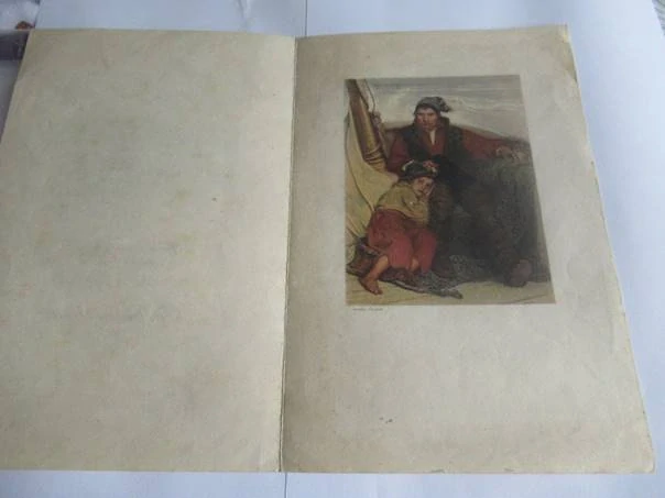 Původní sběratelská novoročenka p. f. 1929 Dr. Jaroslav Preiss – luxusní dvojlist s reprodukcemi děl Antonína Chittussiho a Jaroslava Čermáka (22,5 × 15 cm)