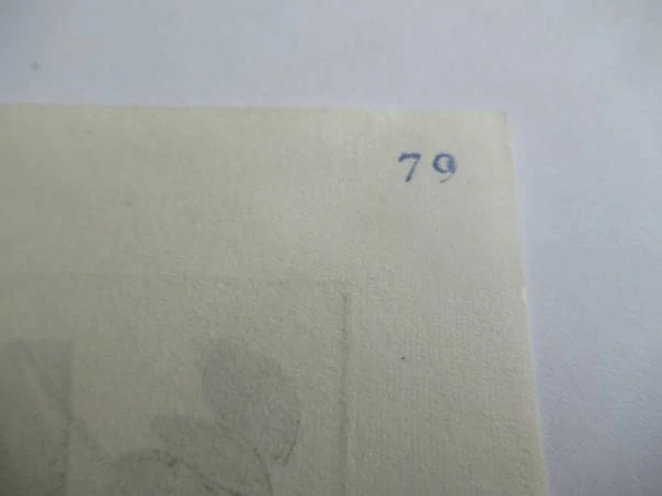 Originální Mědirytina Exlibris Věra Krupková – Motiv Stylizovaný kmen s listy a číslované vydání – Wojciech Jakubowski (12,5 x 8 cm)