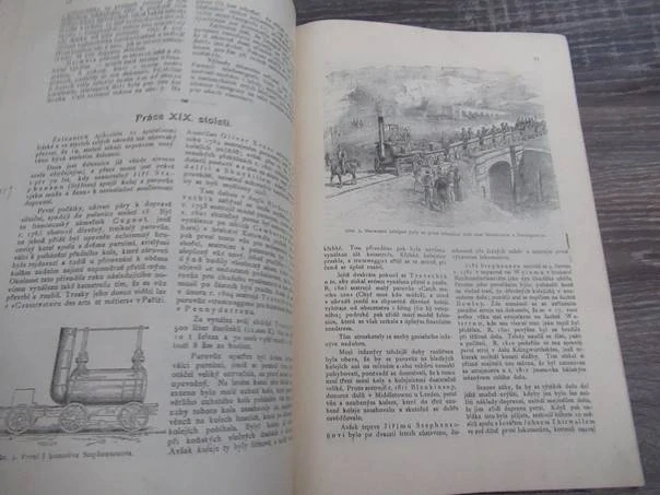 Kniha Věda a práce: Volné rozhledy na poli průmyslu, obchodu a řemesel (Ročník IX., 1901) – encyklopedický technický sborník a svázaný ročník ilustrovaného časopisu, vhodné pro sběratele industriální archeologie, technických reálií rakousko-uherské monarc