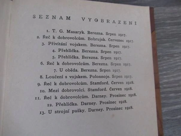 Kniha Masaryk a revoluční armáda (Masarykovy projevy k legiím a o legiích v zahraniční revoluci) – historické dokumentární prameny, vhodné pro sběratele vojenské historie, legionářské literatury a TGM reálií, uspořádal Jaroslav Papoušek (1922), nakladatel