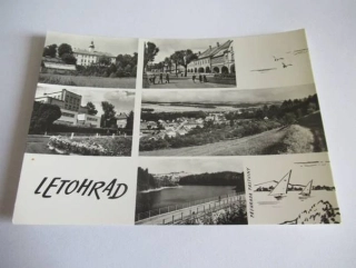 Letohrad - zámek, náměstí, střední průmyslová škola dopravních staveb, celkový pohled
