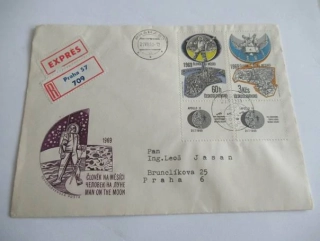 PRAHA 21.7.1969 - ČLOVĚK NA MĚSÍCI - R
