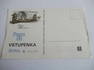 Praha - Světová výstava poštovních známek 1988