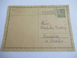 Dopisnice - Čechy a Morava