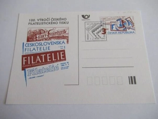 Česká Republika - 100. výročí českého filatelistického tisku