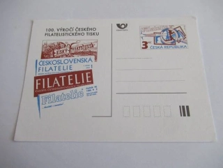 Česká Republika - 100. výročí českého filatelistického tisku