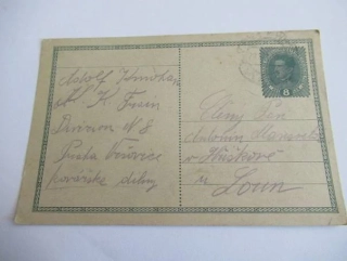 8 Heller - Korespondenční lístek s předtiskem - František Kaiserliche Konigliche  - Rakousko