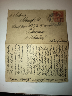 HŘÍŠKOV OKRES LOUNY - ANTONÍN MANSFELD - ZÁLEPKA 