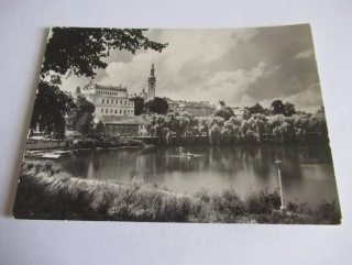 Tábor - pohled od středověké přehrady Jordán