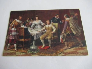 Zvěst o porážce Čechů na Bílé Hoře zimnímu králi Fredrichu Falckému r. 1620