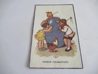 M. Fischerová - Kvěchová: Děti s pomlázkou