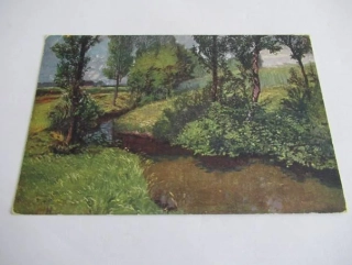 Al. Kalvoda - stromy a řeka