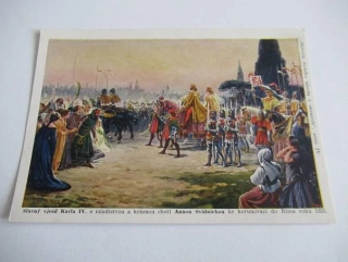 Slavný vjezd Karla IV. s chotí Annou Svidnickou do Říma r. 1355