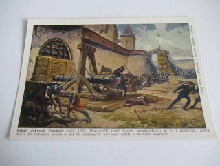 Táboři dobývají Prachatic r. 1420